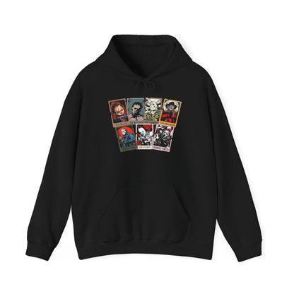 Horror Friends Tarot Cards Unisex Heavy Blend™ Hooded Sweatshirt