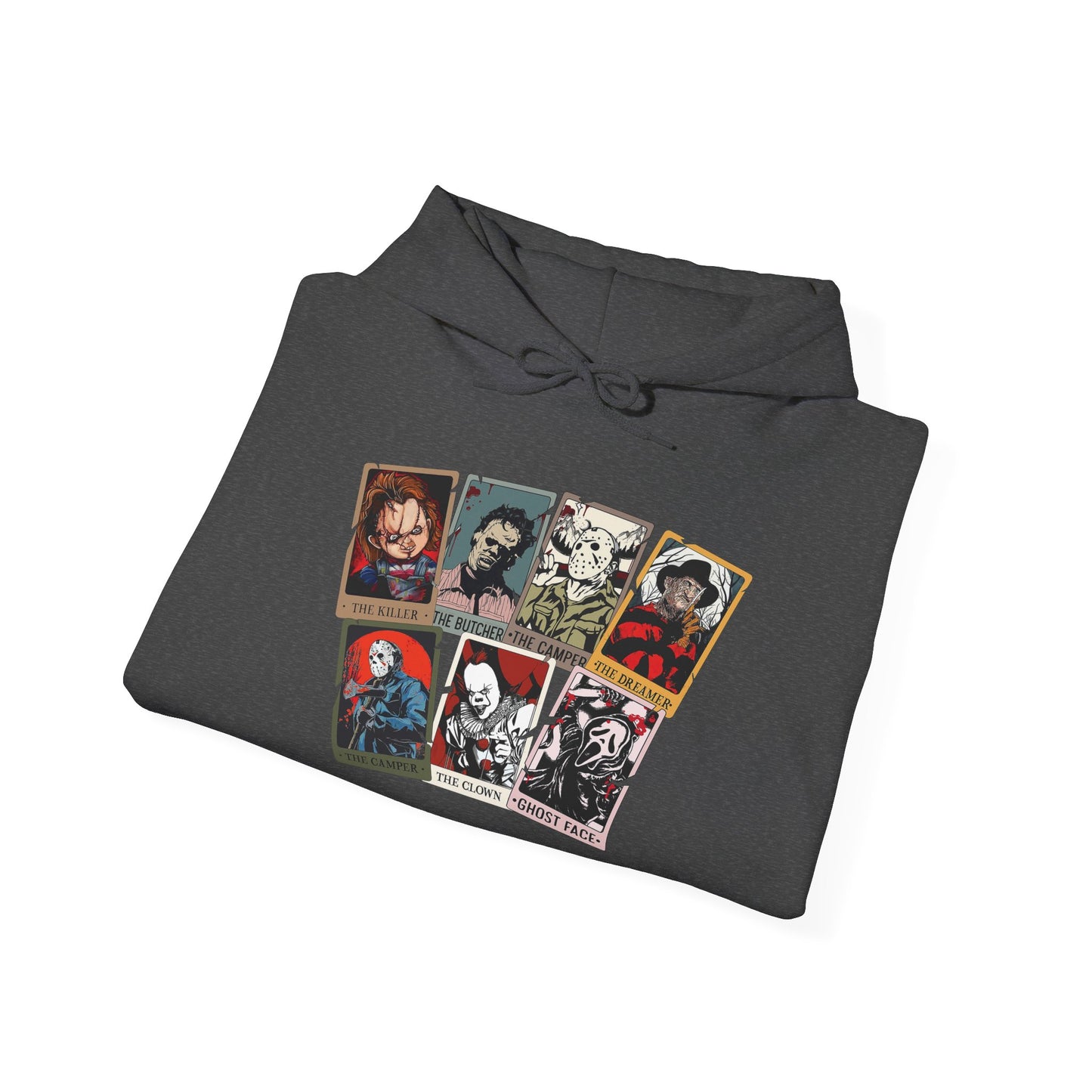 Horror Friends Tarot Cards Unisex Heavy Blend™ Hooded Sweatshirt