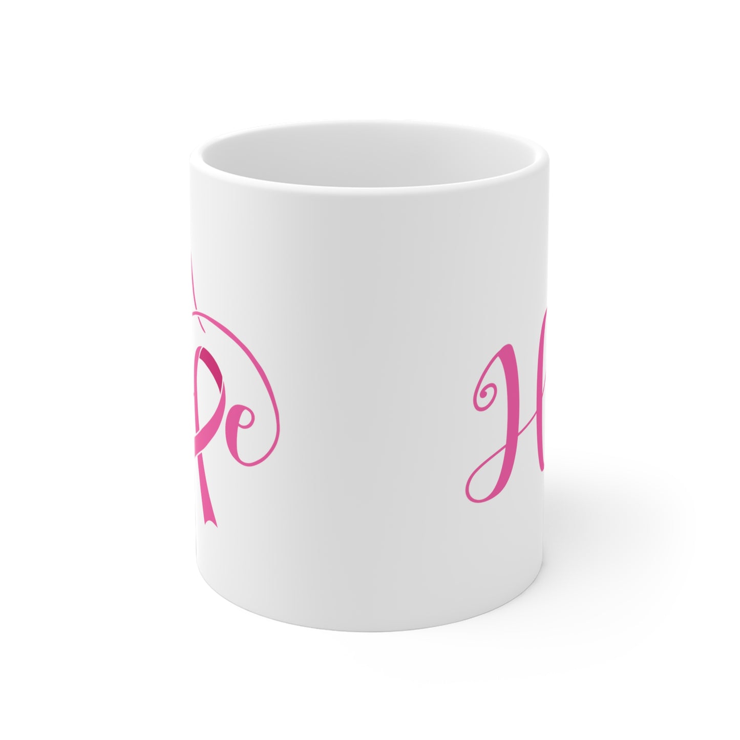 Hope Breast Cancer Motivational Ceramic Mugs (11oz\15oz\20oz)