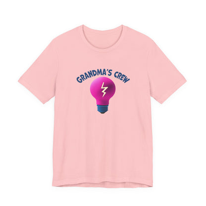 Grandma's Crew  Unisex Jersey Tee - Fun Gift for Grandparents