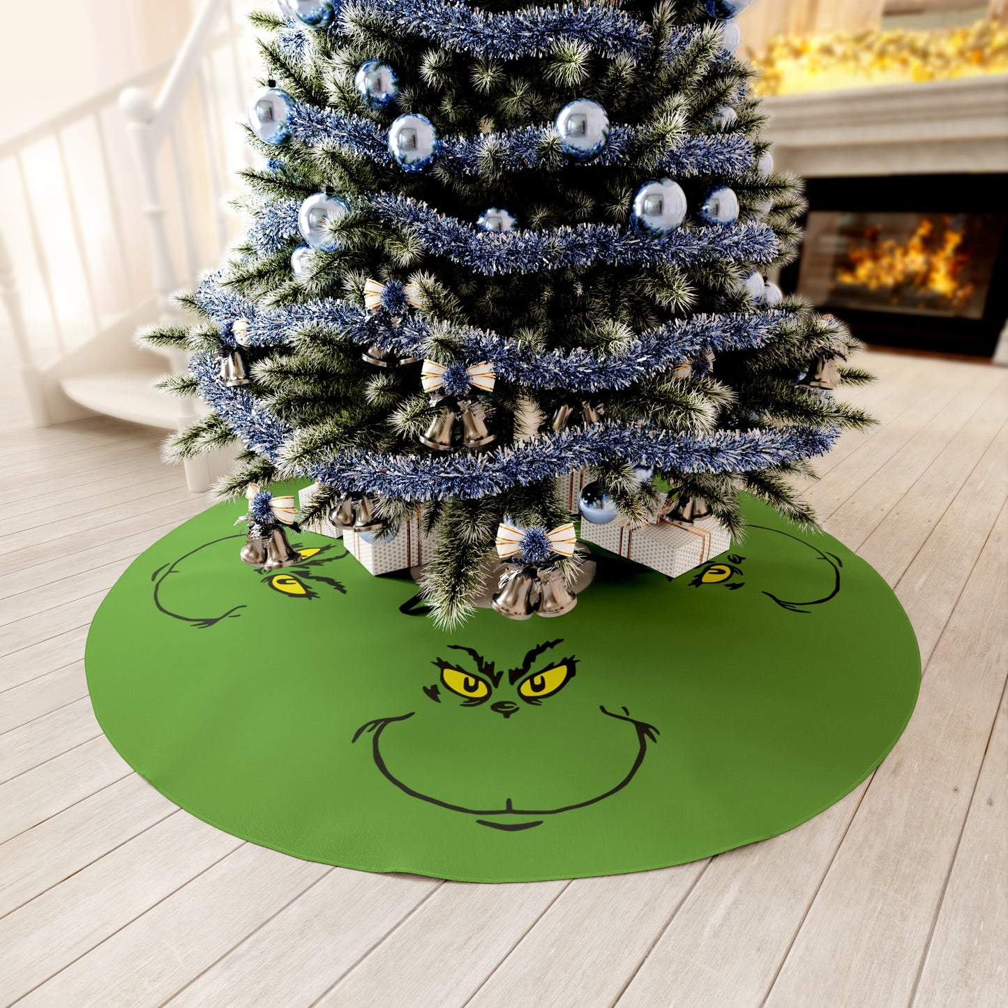 The Grinch  Round Tree Skirt