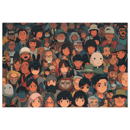 Anime Citizens  Jigsaw Puzzle (30, 110, 252, 500,1000-Piece)