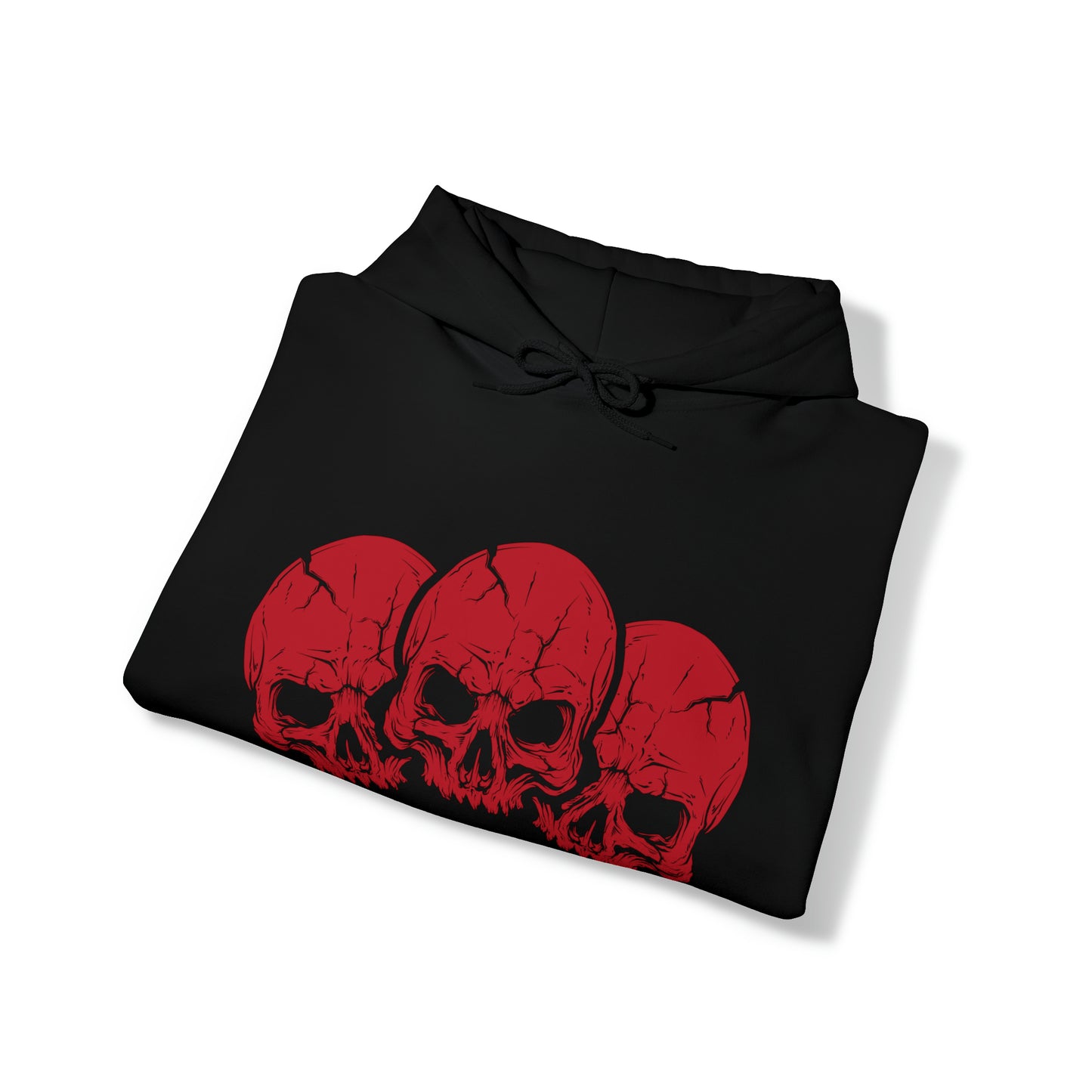 Red Skull Hooded Sweatshirt Skulls Hoodie