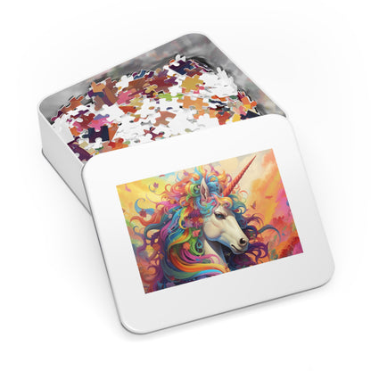 Colorful Unicorn  Jigsaw Puzzle (30, 110, 252, 500,1000-Piece)