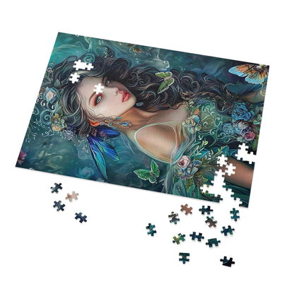 The Blue Butterfly Fairy Jigsaw Puzzle (30, 110, 252, 500,1000-Piece)