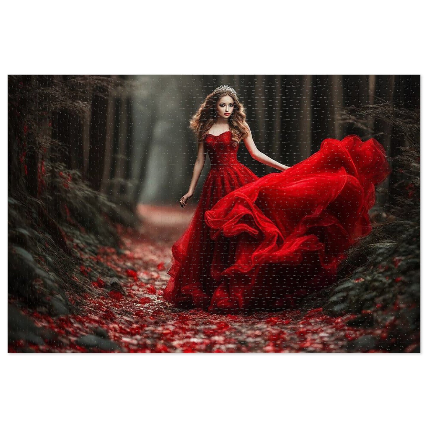 The Red Princess Jigsaw Puzzle (30, 110, 252, 500,1000-Piece)