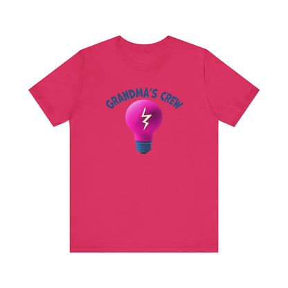 Grandma's Crew  Unisex Jersey Tee - Fun Gift for Grandparents