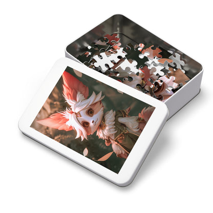 Anime Female Fox Jigsaw Puzzle (30, 110, 252, 500,1000-Piece)