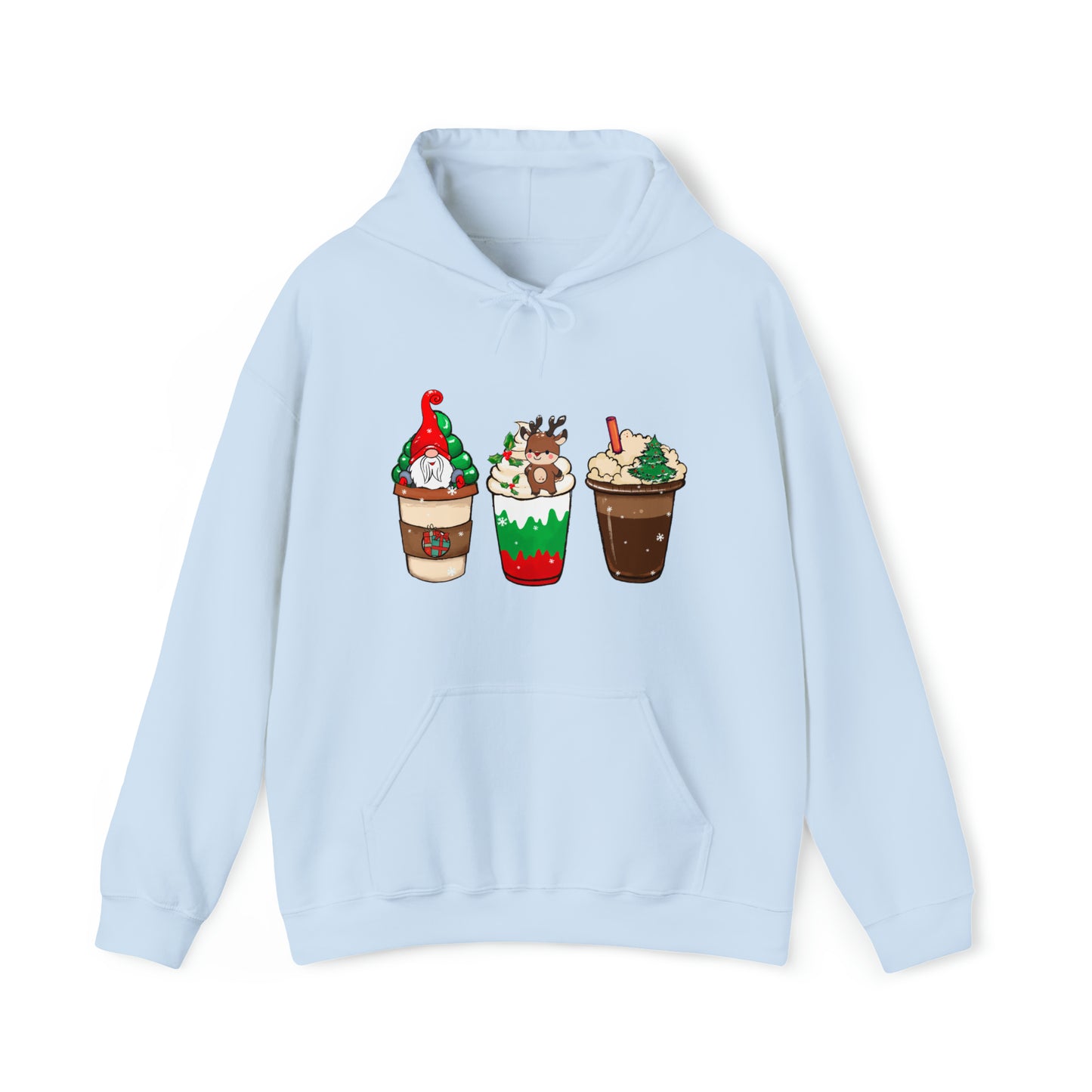 Christmas Coffee Hoodie Christmas Sweatshirt Coffee Lover Hoodie Coffee Lover Christmas Gift Hooded Sweatshirt