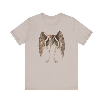 Mothman Unisex Jersey Tee - Paranormal Graphic T-Shirt