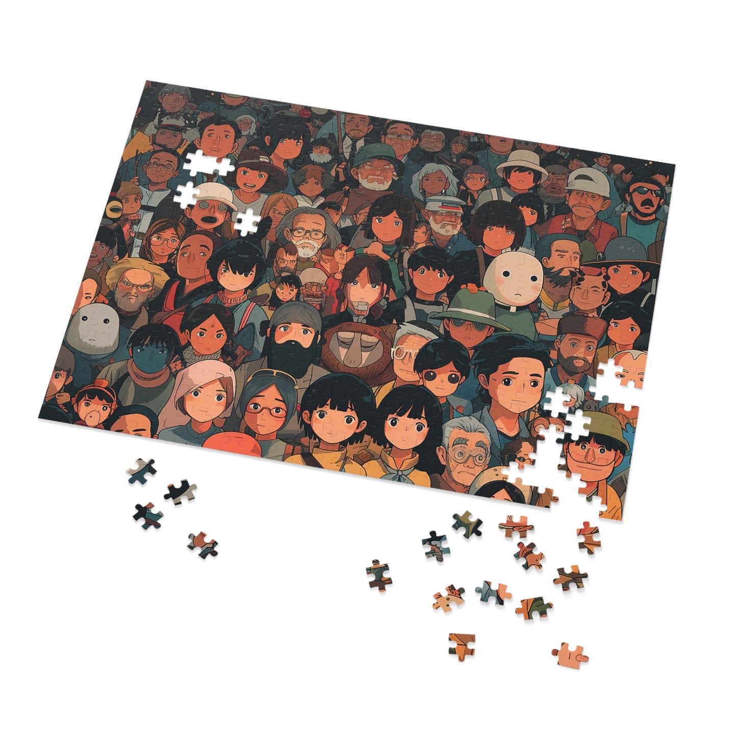 Anime Citizens  Jigsaw Puzzle (30, 110, 252, 500,1000-Piece)