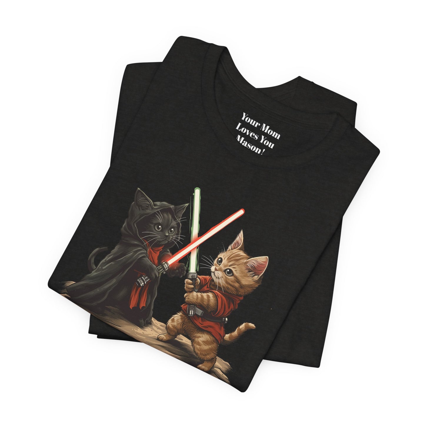 Kitty Star Wars Battle Unisex Jersey Short Sleeve Tee