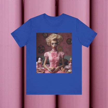 Creepy Barbie Doll Unisex Jersey Short Sleeve Tee