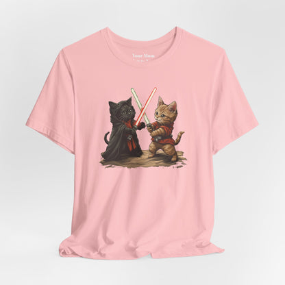 Kitty Star Wars Battle Unisex Jersey Short Sleeve Tee