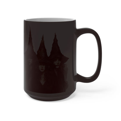 Classic Witch Picture, Halloween Mug, Color Changing Mug