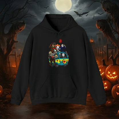 Mystery Machine Horror Friends Unisex Heavy Blend™ Hooded Sweatshirt