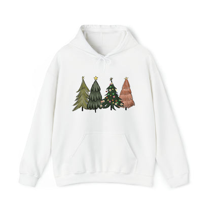 Classic Christmas Tree Hooded Sweatshirt Christmas Hoodie