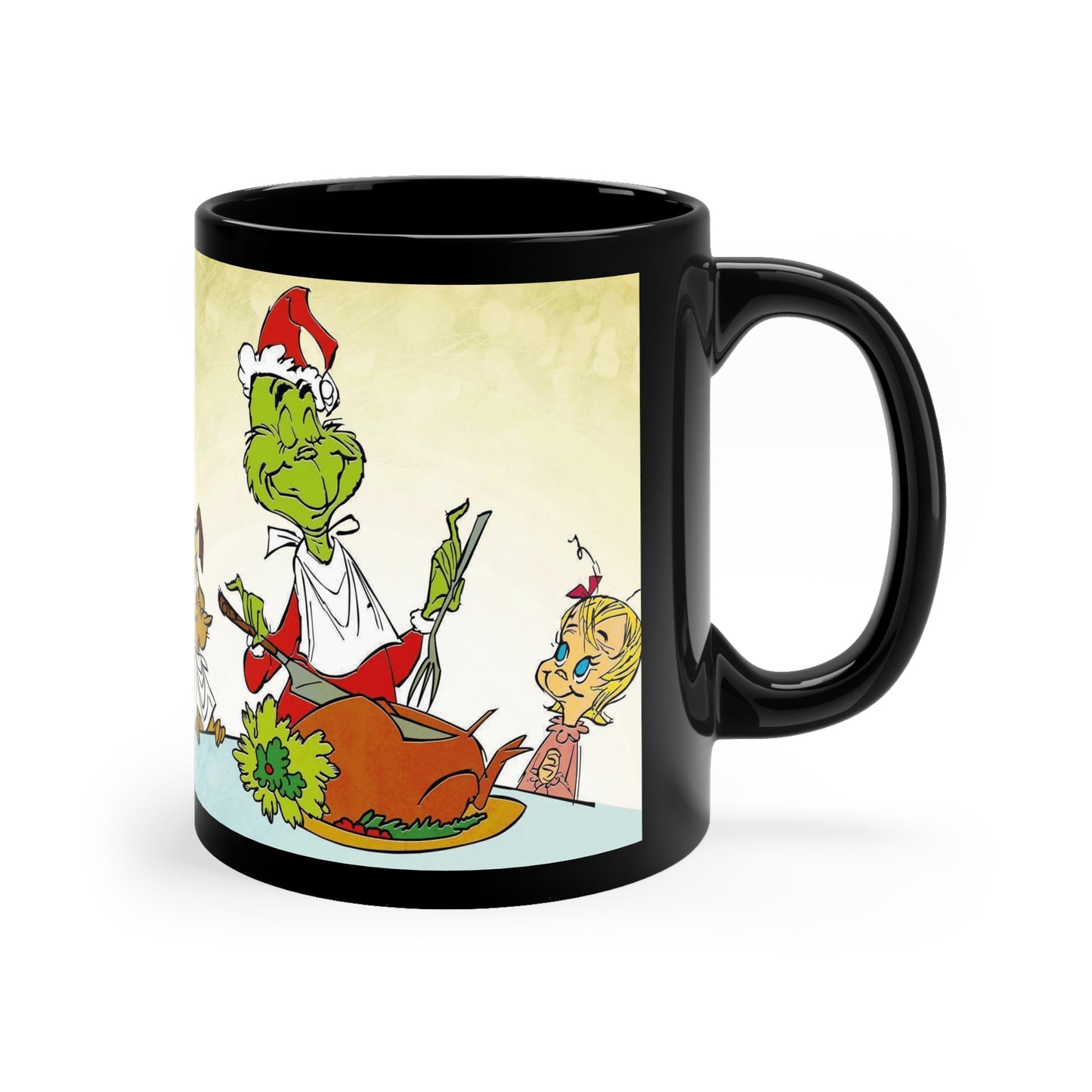 The Grinch's Roast Beast  11oz Black Mug