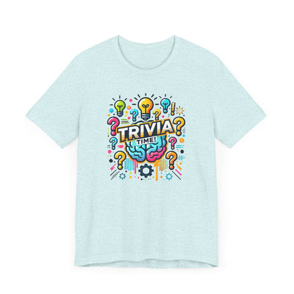 Trivia Time Unisex Short Sleeve Tee - Fun & Colorful Quiz Shirt