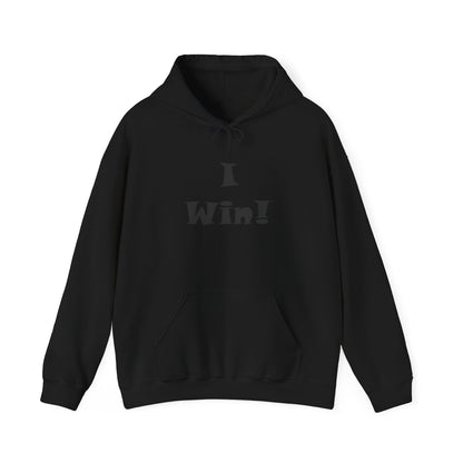 I Win! Unisex Heavy Blend™ Hooded Sweatshirt - Motivational Hoodie for Celebrations