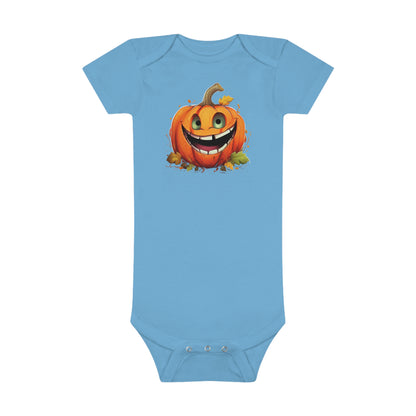 Halloween Pumpkin Baby Short Sleeve Onesie®