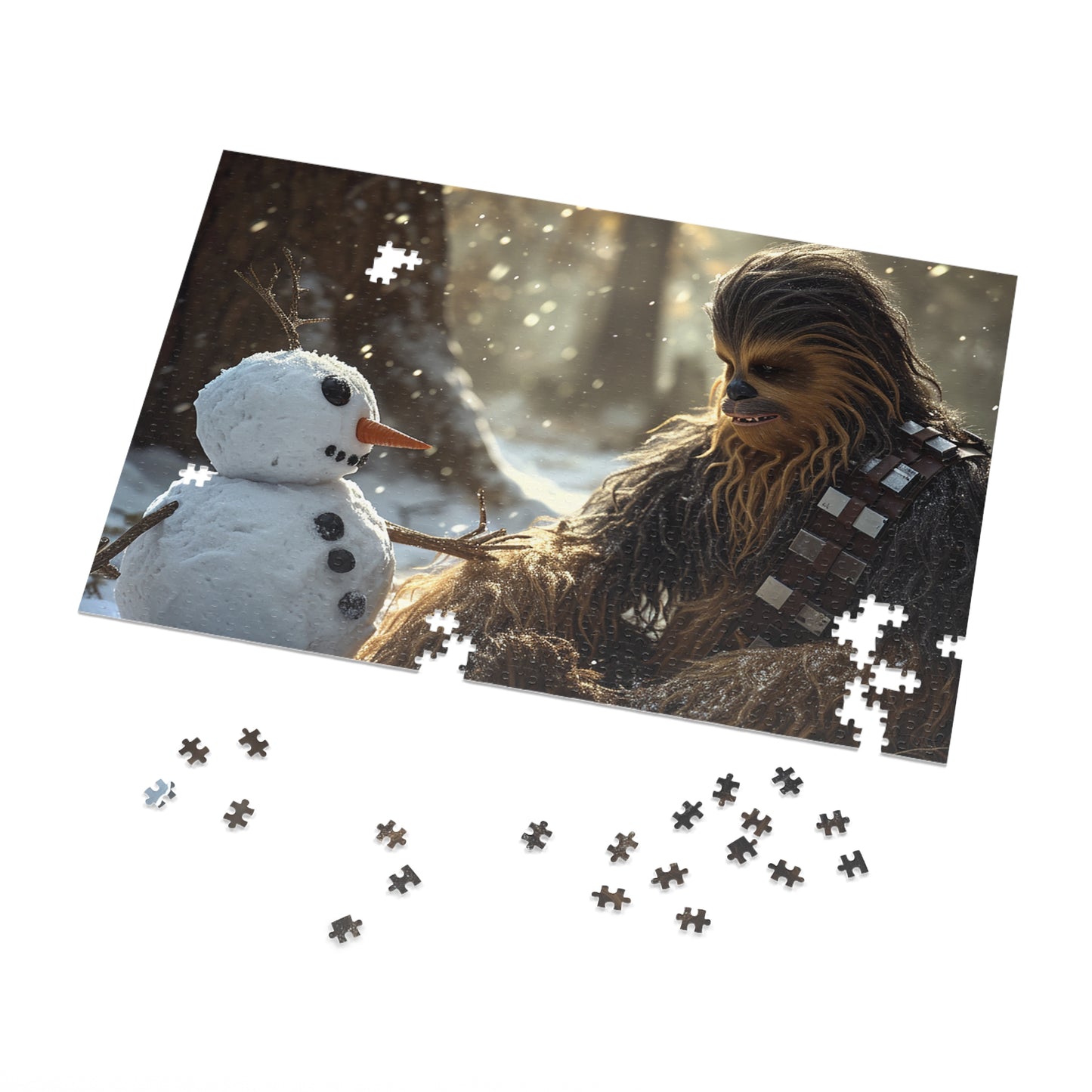 Chewy and the Snowman Jigsaw Puzzle (30, 110, 252, 500,1000-Piece)