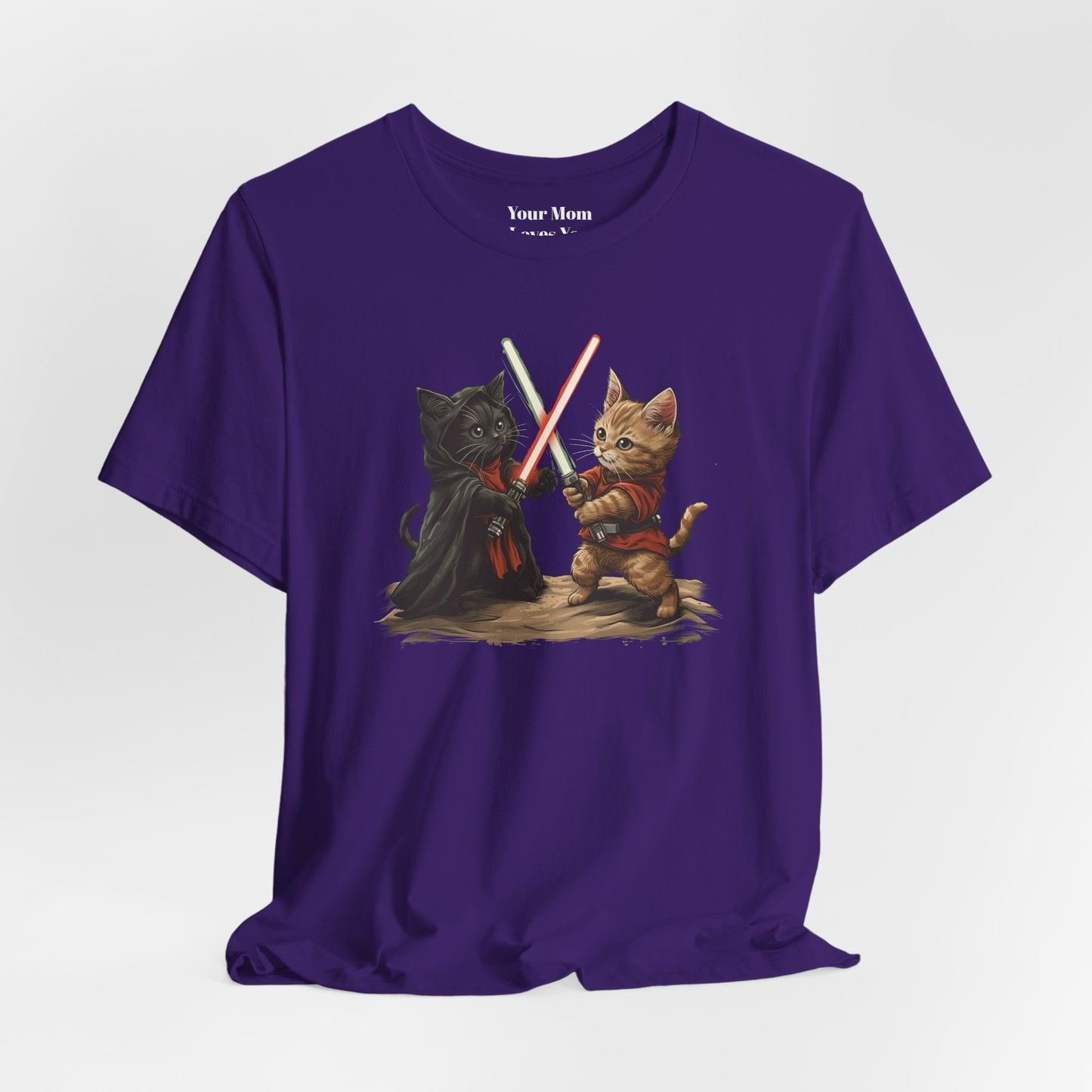 Kitty Star Wars Battle Unisex Jersey Short Sleeve Tee