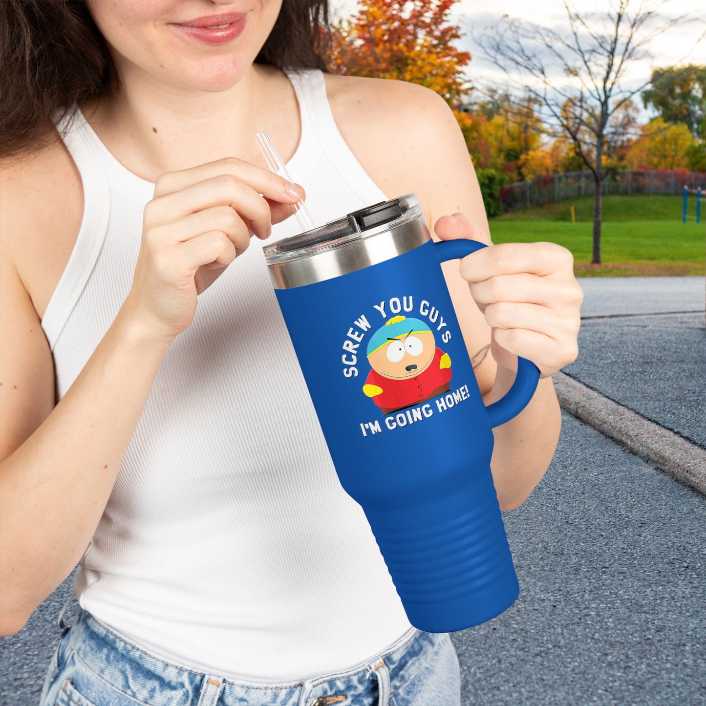 Cartman's Going Home! Insulated Travel Mug, 40oz