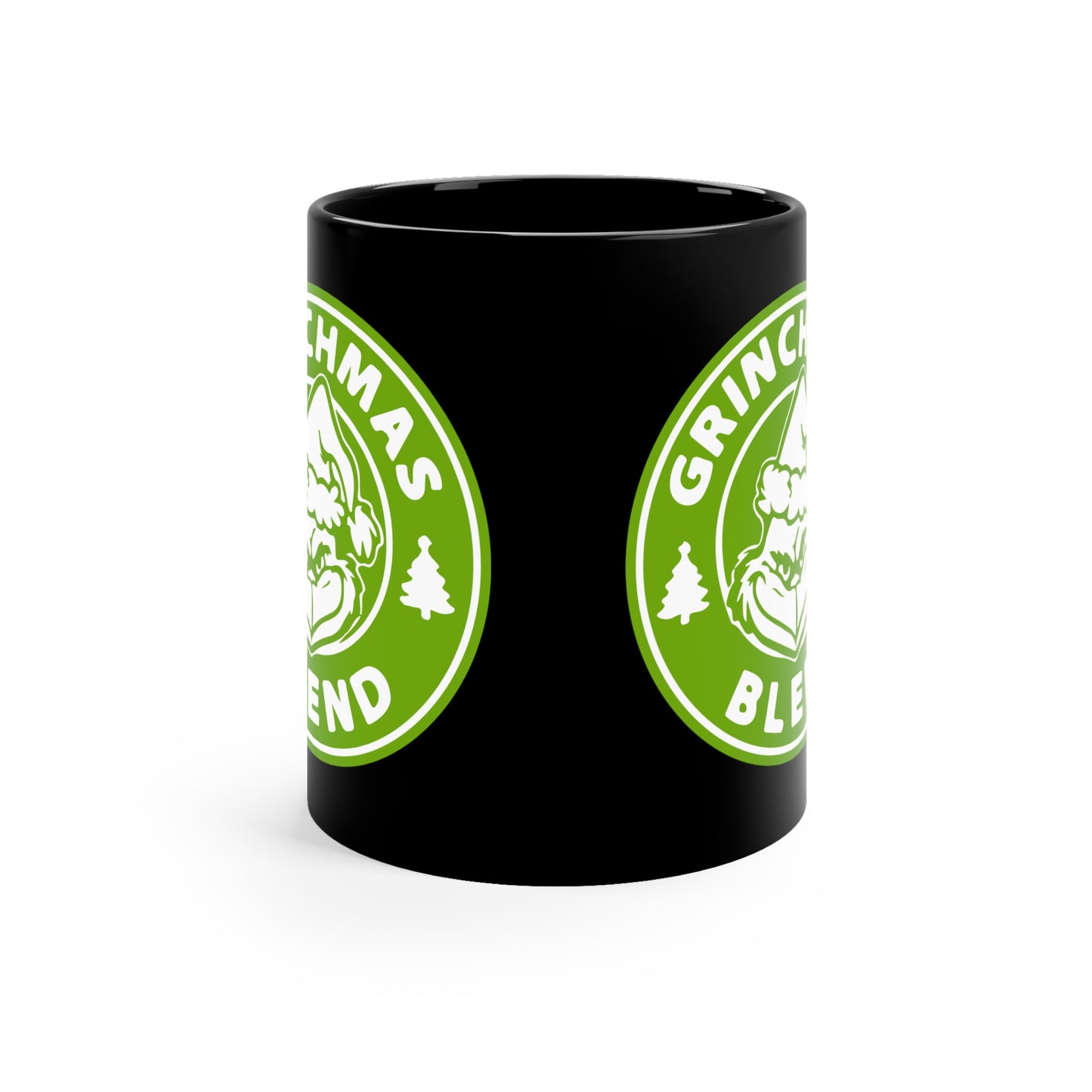 Grinch Blend Coffee Cup  11oz Black Mug