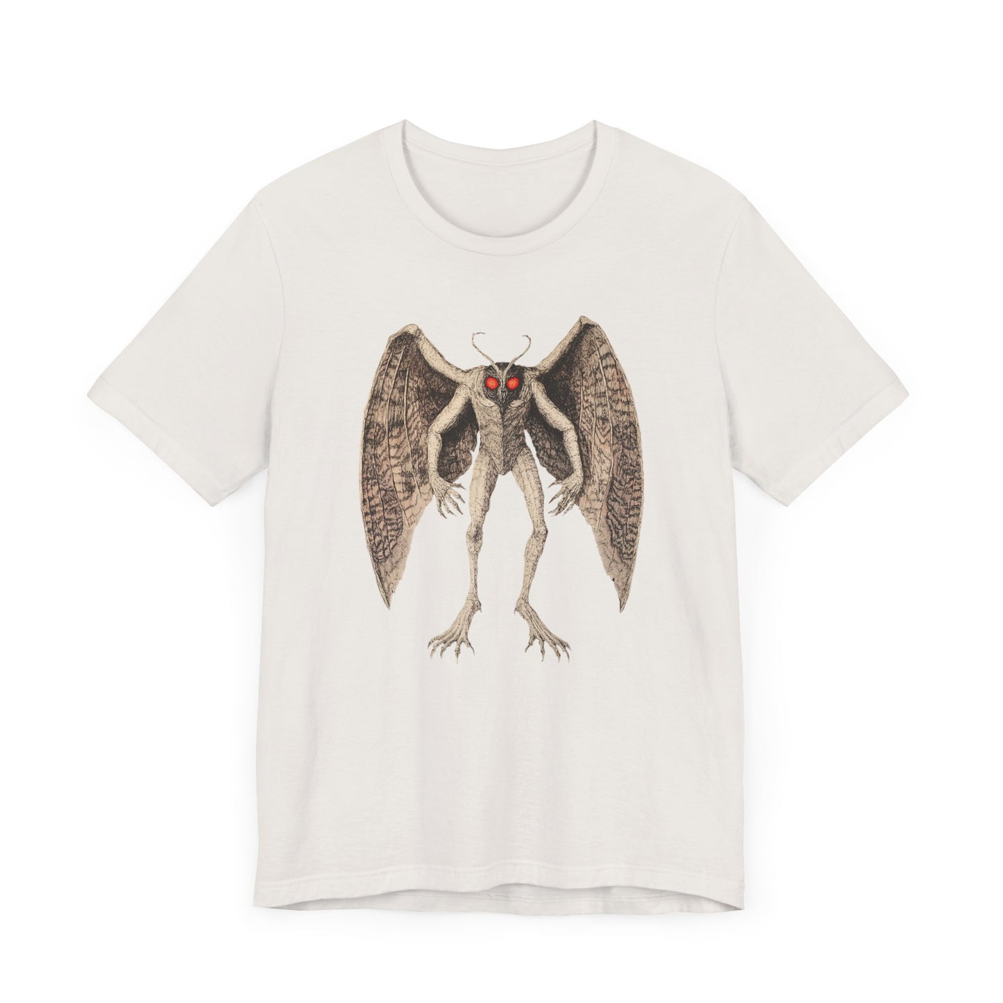 Mothman Unisex Jersey Tee - Paranormal Graphic T-Shirt