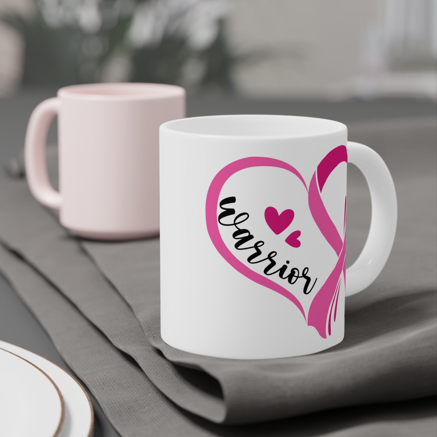 Breast Cancer Awareness Warrior Ceramic Mugs (11oz\15oz\20oz)