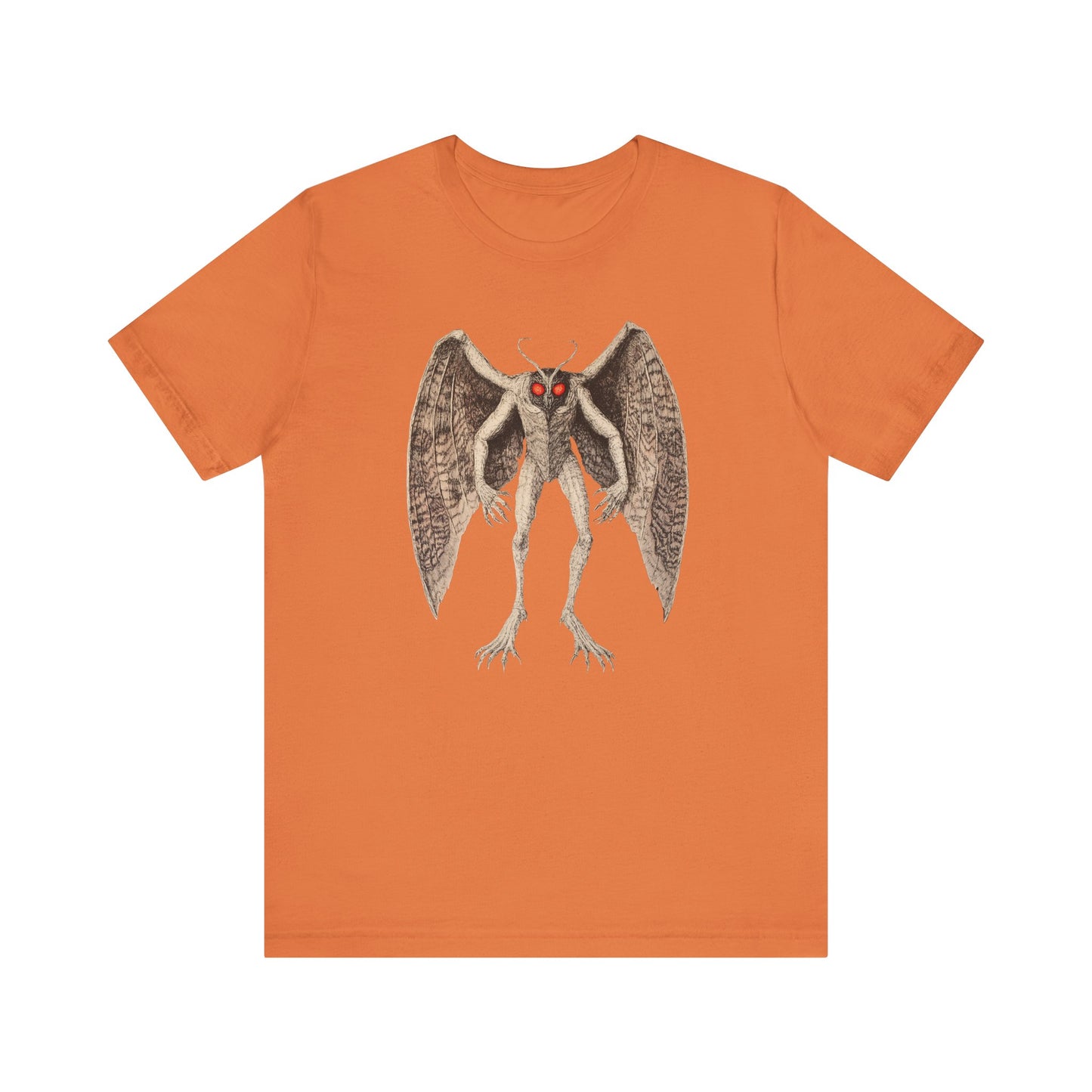 Mothman Unisex Jersey Tee - Paranormal Graphic T-Shirt