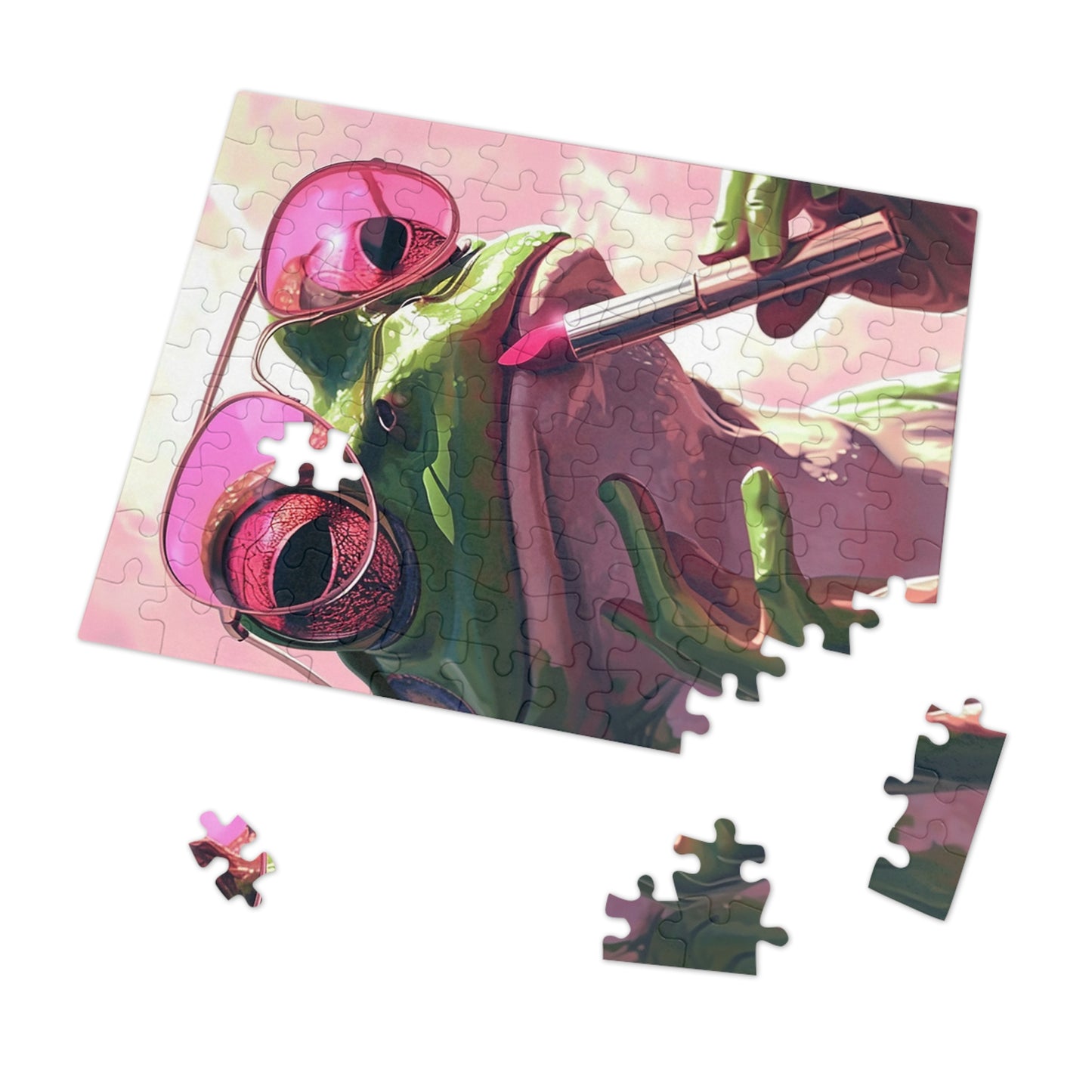 Diva Frog  Jigsaw Puzzle (30, 110, 252, 500,1000-Piece)