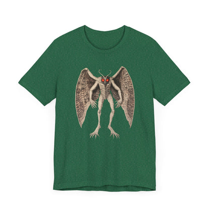 Mothman Unisex Jersey Tee - Paranormal Graphic T-Shirt