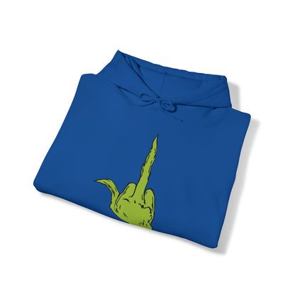 Grinch Middle Finger  Unisex Heavy Blend™ Hooded Sweatshirt