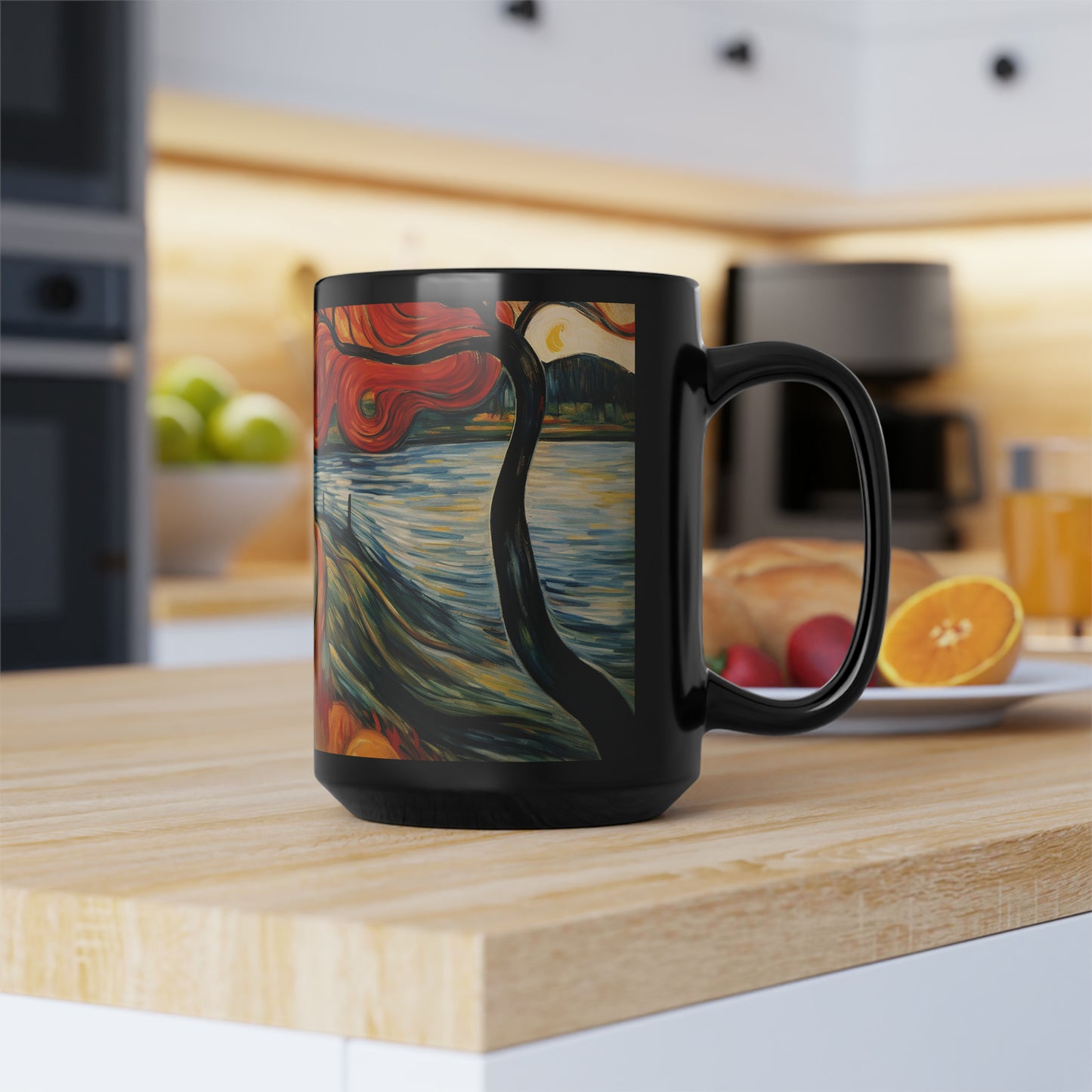 Autumn Coffee Cup Edward Munch Fall Art Mug Ceramic Mug