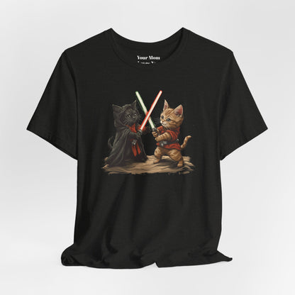 Kitty Star Wars Battle Unisex Jersey Short Sleeve Tee
