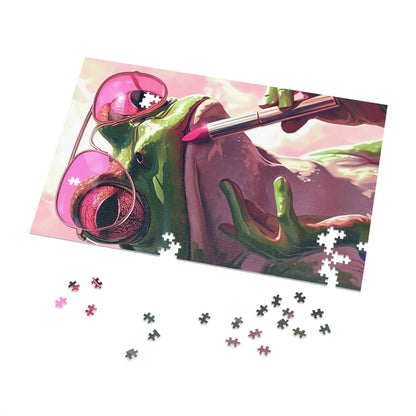 Diva Frog  Jigsaw Puzzle (30, 110, 252, 500,1000-Piece)