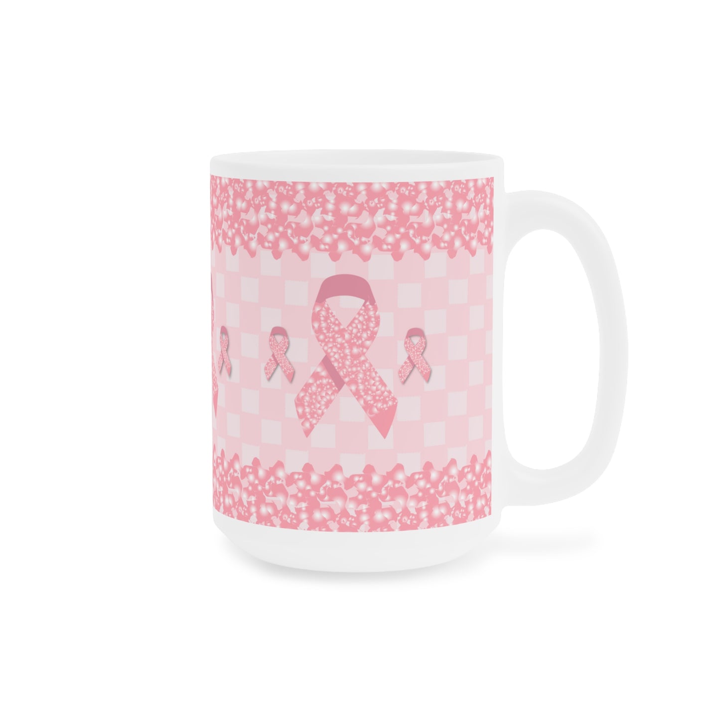 Breast Cancer Awareness Pink Ribbon Ceramic Mugs (11oz\15oz\20oz)