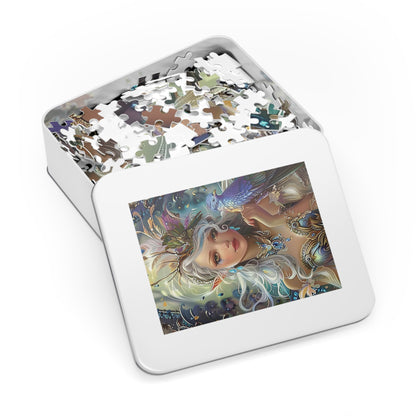 Mystical Fairy with Bird Jigsaw Puzzle (30, 110, 252, 500,1000-Piece)