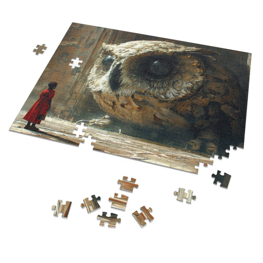 Anime Giant Owl Jigsaw Puzzle (30, 110, 252, 500,1000-Piece)