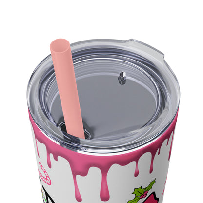 Grinch Daily Schedule  Skinny Tumbler with Straw, 20oz