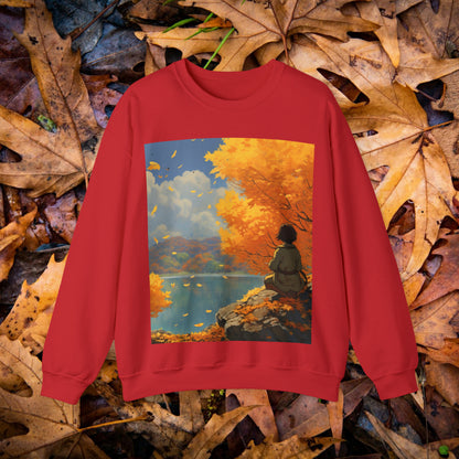 Anime Autumn Unisex Heavy Blend™ Crewneck Sweatshirt