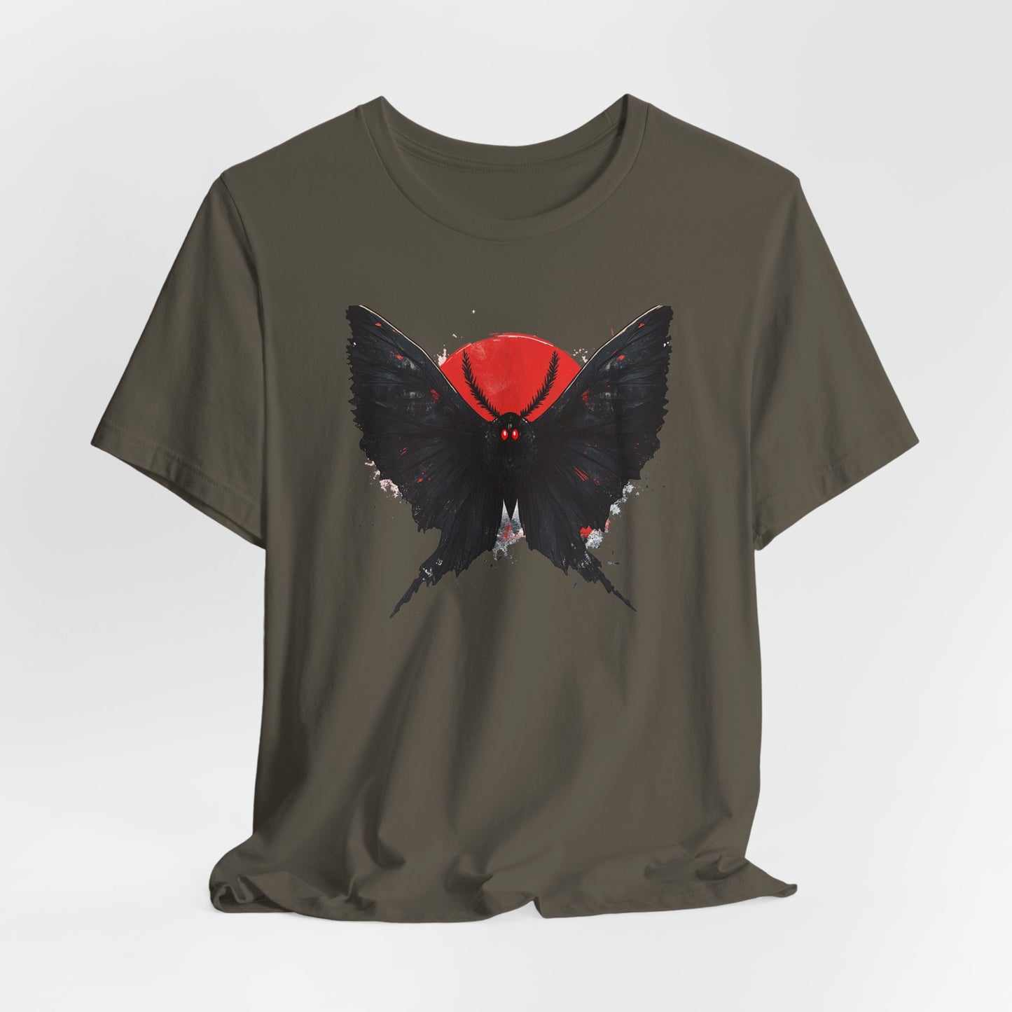 Mothman Graphic Tee - Unisex Jersey Shirt for Nature Lovers
