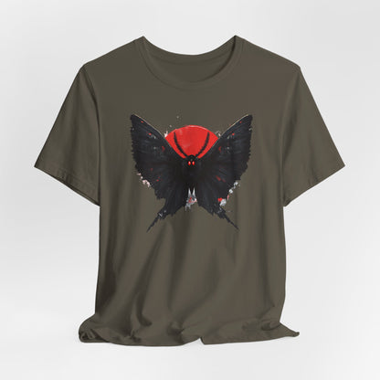 Mothman Graphic Tee - Unisex Jersey Shirt for Nature Lovers