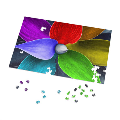 Colorful Petals Jigsaw Puzzle (30, 110, 252, 500,1000-Piece)