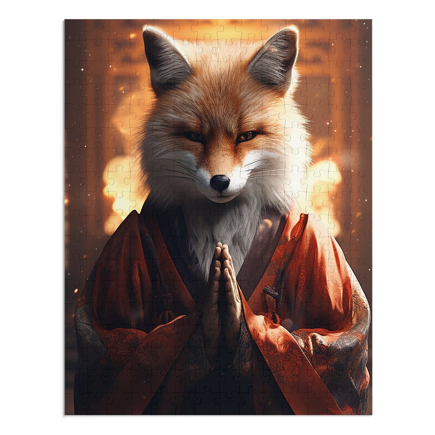 Sensei Fox Jigsaw Puzzle (30, 110, 252, 500,1000-Piece)