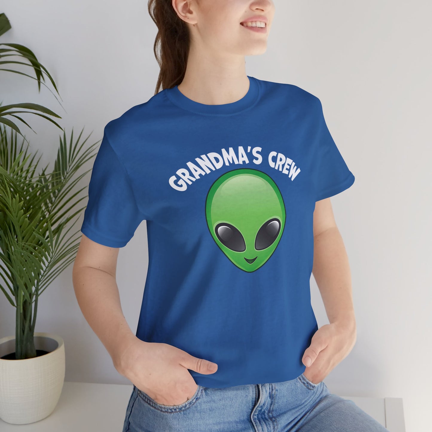 Grandma's Crew Alien  T-Shirt | Unisex Jersey Tee