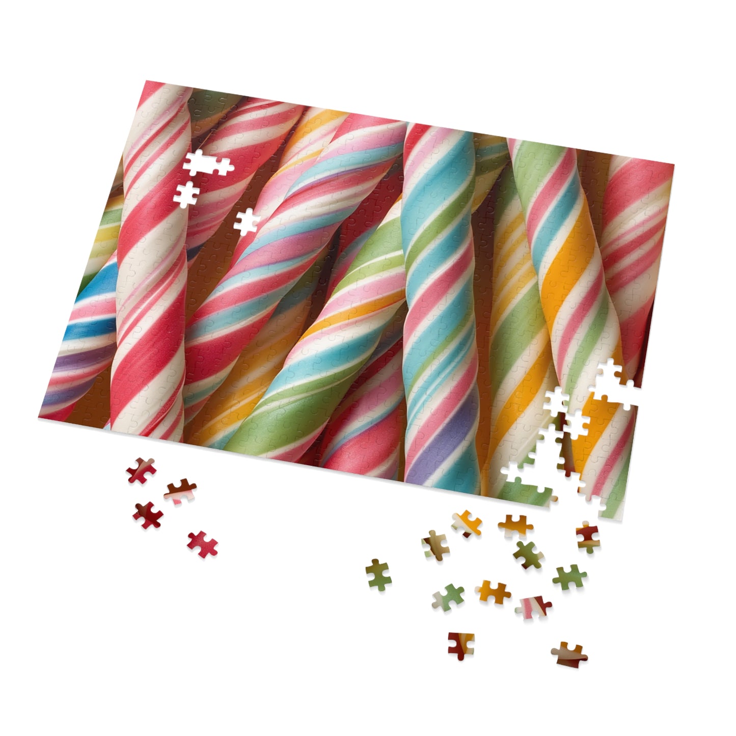Candy Sticks  Jigsaw Puzzle (30, 110, 252, 500,1000-Piece)