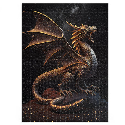 Golden Dragon  Jigsaw Puzzle (30, 110, 252, 500,1000-Piece)